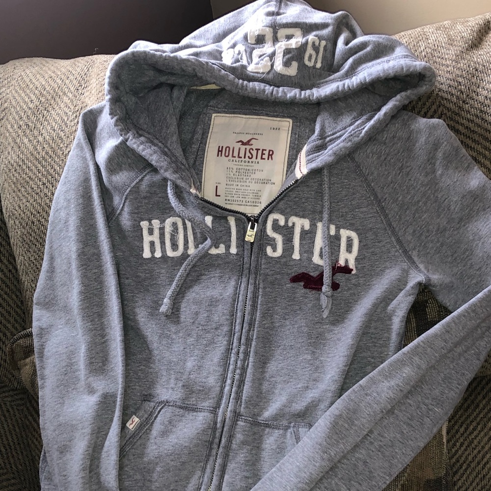 Hollister Zip Up Hoodie